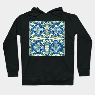 Italian Majolica Tile 12 Hoodie